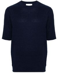 Lardini - Ribbed Short-Sleeve Jumper - Lyst