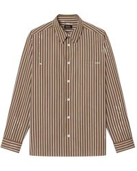 A.P.C. - Striped Pocket Shirt - Lyst