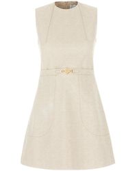 Patou - Coin Plaque Detailed Sleeveless Dress - Lyst