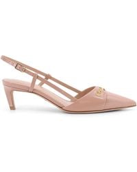 Dior - Dior My Dior Patent Leather Slingback With Paris Signature - Lyst