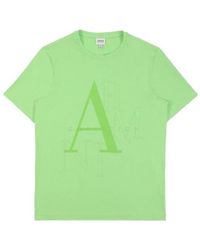 Armani Collezioni - Printed Round-Necked T-Shirt - Lyst