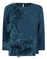 Antonelli - 'Mango' Round Neck Top - Lyst