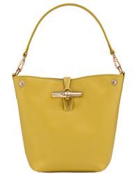 Longchamp - Mini Le Roseau Bucket Bag - Lyst