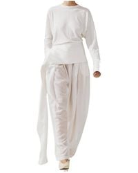 DARKPARK - Sheer Relaxed Pants - Lyst