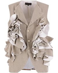 Comme des Garçons - Comme Des Garçons Ruffled Gilet - Lyst