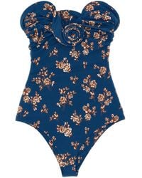 Magda Butrym - 05 Floral One-Piece Swimsuit - Lyst