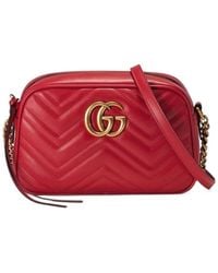 Gucci - Gg Marmont Small Matelassé Shoulder Bag - Lyst