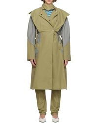 Kiko Kostadinov - Colour-Block Double-Breasted Coat - Lyst