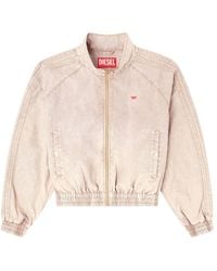 DIESEL - G-Arden Zip-Up Bomber Jacket - Lyst