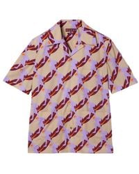 Gucci - Graphic Print Short-Sleeve Shirt - Lyst