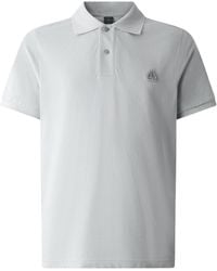 Moose Knuckles - Logo Plaque Short-Sleeved Polo Shirt - Lyst