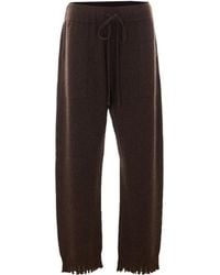Uma Wang - Drawstring Knit Casual Pants - Lyst