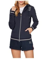 EA7 - Core Lady Zip-Up Hoodie - Lyst