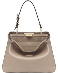 Fendi - Peekaboo Soft Medium Tote Bag - Lyst