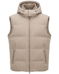 Montecore - Hooded Quilted Gilet - Lyst