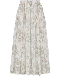 Dior - Mid-Length Flared Skirt - Lyst