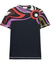 PUCCI - Marmo-Print Cotton T-Shirt - Lyst