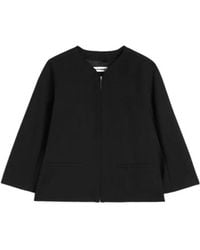 Jil Sander - Zip-Front Boxy Jacket - Lyst