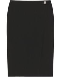 Givenchy - 4G Plaque Mini Skirt - Lyst