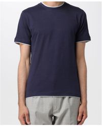 Eleventy - Classic Crew Neck T-Shirt - Lyst