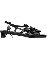 Cecilie Bahnsen - Cbarna Square-Toe High-Heeled Sandals - Lyst