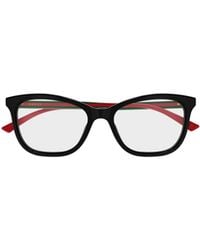 Gucci - Eyewear Rectangle Frame Glasses - Lyst