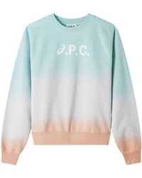A.P.C. - Stone Dip Dye Sweatshirt - Lyst