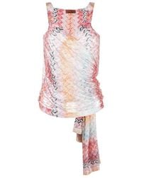 Missoni - Knot-Detail Knitted Top - Lyst