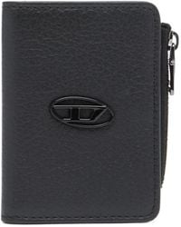 DIESEL - Logo Plaque Leather Wallet - Lyst