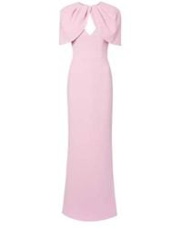 Rebecca Vallance - Xena Caped Crepe Gown - Lyst
