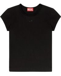 DIESEL - Logo Cotton T-Shirt - Lyst