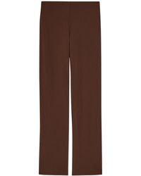 Reformation - Gale Straight-Leg Crepe Trousers - Lyst