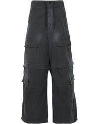 Balenciaga - Washed-Out Large Cargo Pants - Lyst
