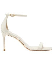 Stuart Weitzman - Logo High-Heeled Sandals - Lyst