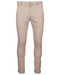 Dondup - Mid-Rise Cropped Chinos - Lyst