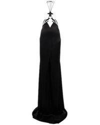 David Koma - Embellished Cady And Satin Gown - Lyst