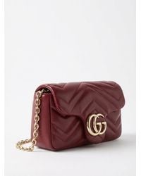 Gucci - Gg Marmont Mini Shoulder Bag - Lyst