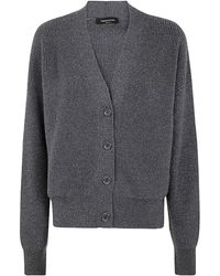 Fabiana Filippi - Chunky-Knit Lurex Detailed Cardigan - Lyst