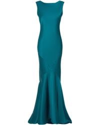 Max Mara - Long Envers Satin Dress - Lyst