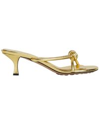 Bottega Veneta - Slip-On Heeled Sandals - Lyst