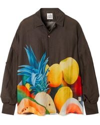 Donde Esteban - Printed Silk Shirt - Lyst