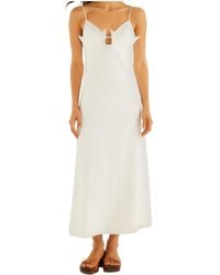 FARM Rio - Off- Paper Boat 3D Maxi Dress - Lyst