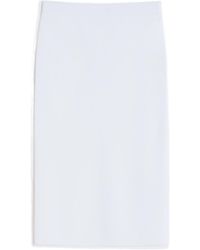 Max Mara - Slit Midi Skirt - Lyst