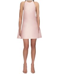 Self-Portrait - Halterneck Backless Mini Dress - Lyst