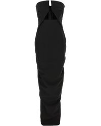 Rick Owens - Prong Cut-Out Detailed Strapless Gown - Lyst