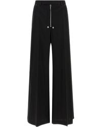 Rick Owens - Concordians Tailored Flannel Wide Pants - Lyst