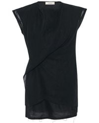 The Row - Inawa Draped Top - Lyst