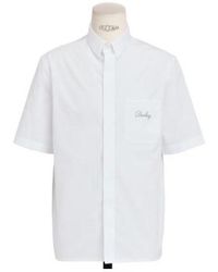Dior - Short-Sleeved Shirt With Ling Embroidery - Lyst