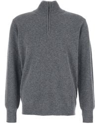 Roberto Collina - Ribbed Half-Zip Knitwear - Lyst