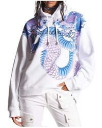 DSquared² - Graphic-Print Cotton Hoodie - Lyst
